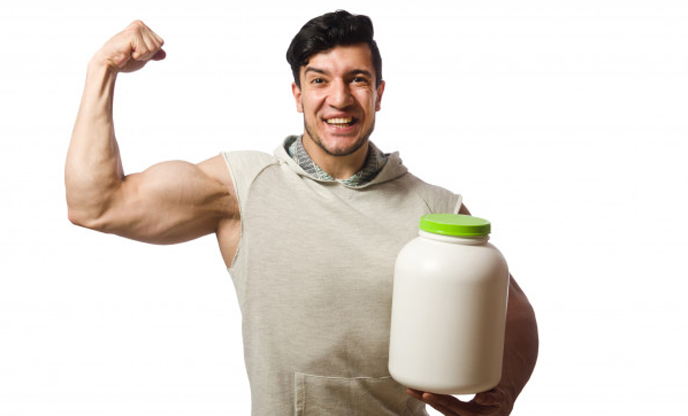 muscular-man-with-protein-muscle-gain